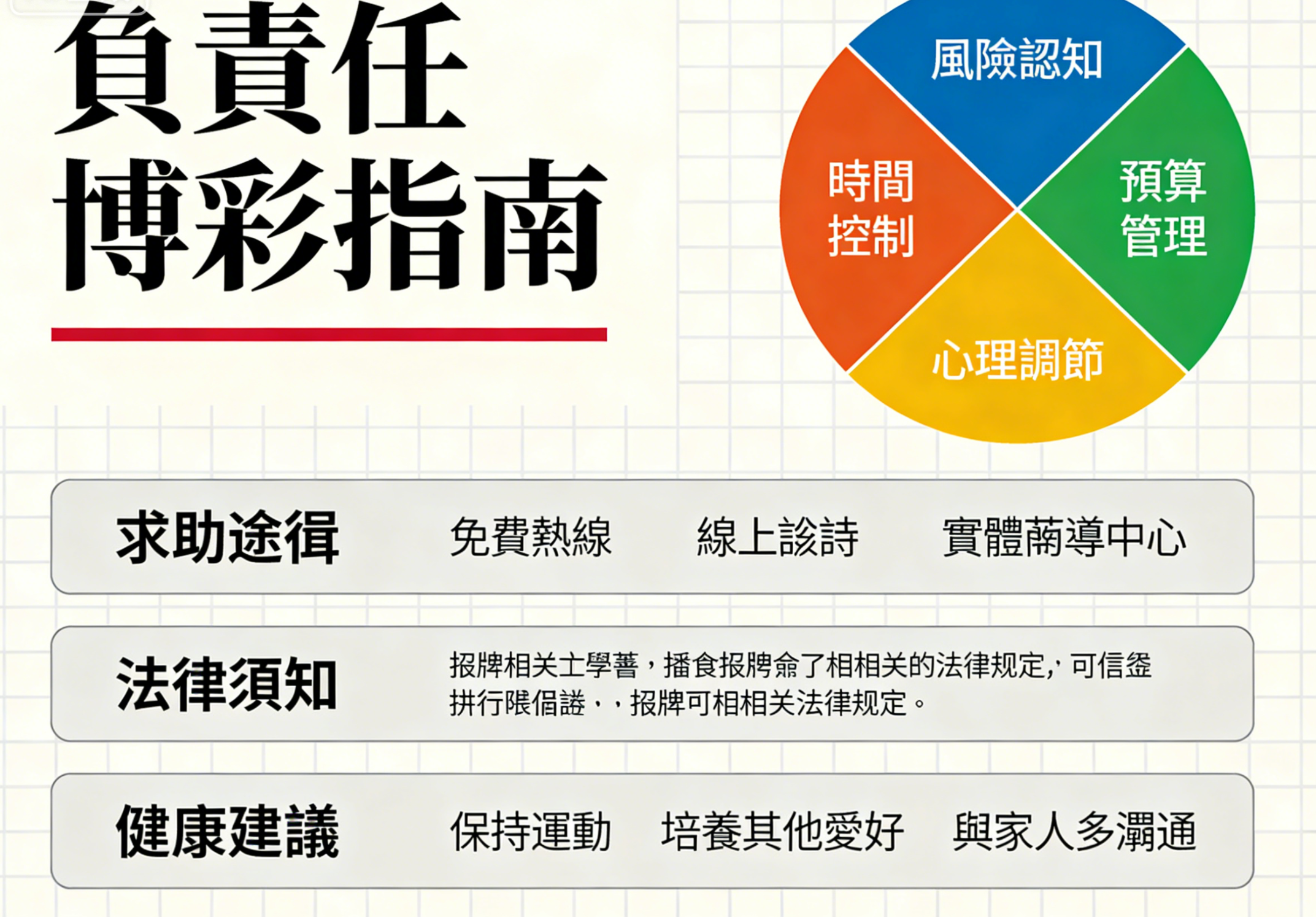 負責任博彩指南